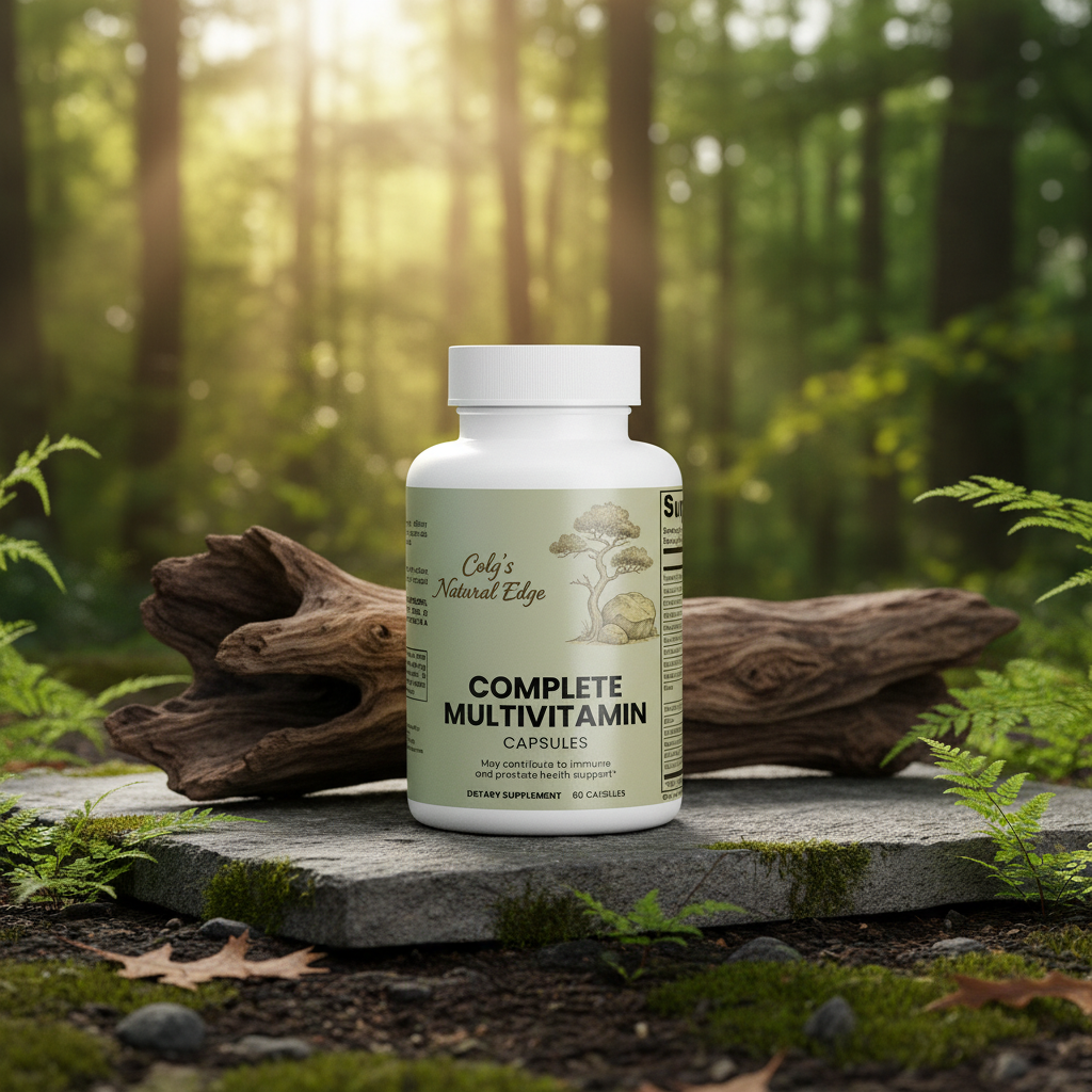 Complete Multivitamin with Natural Background