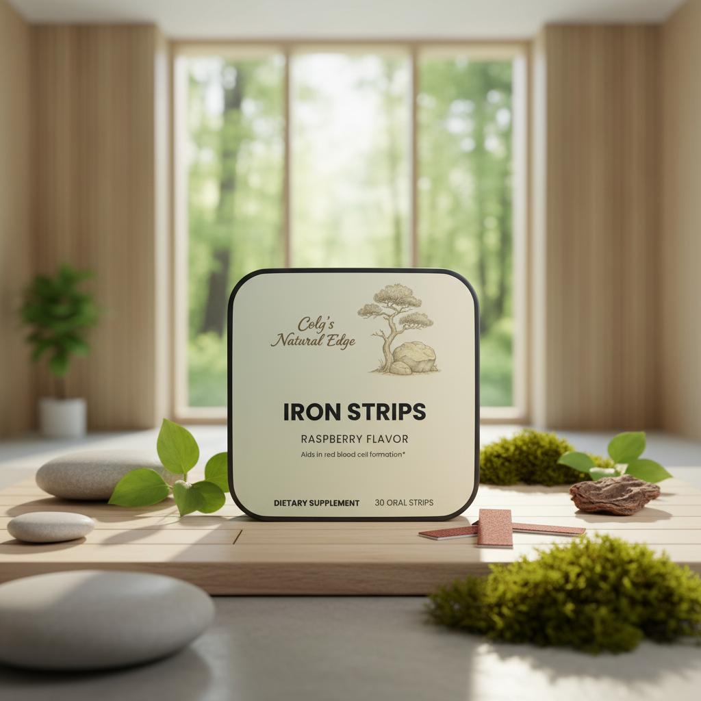 Iron Strips with Natural Clinical Spa and Nature Background