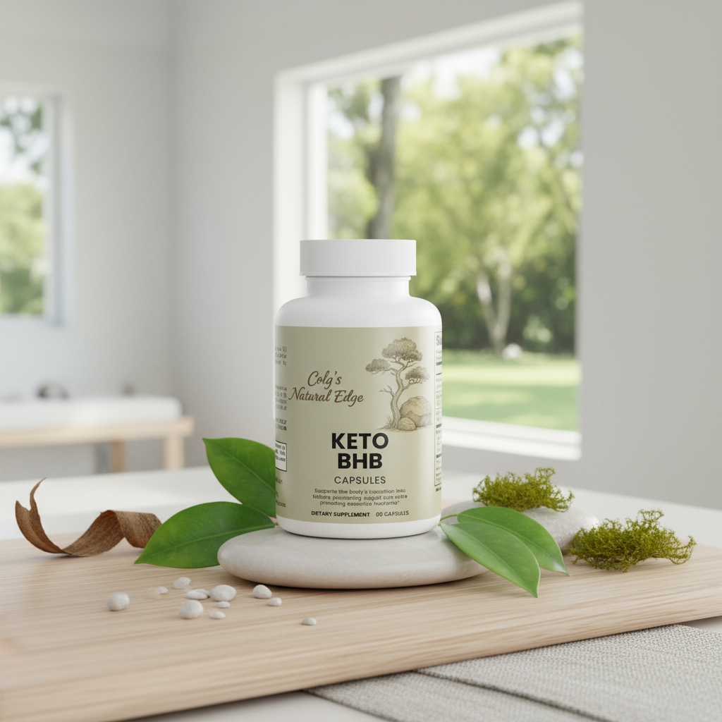 Keto BHB with Natural Clinical Spa and Nature Background
