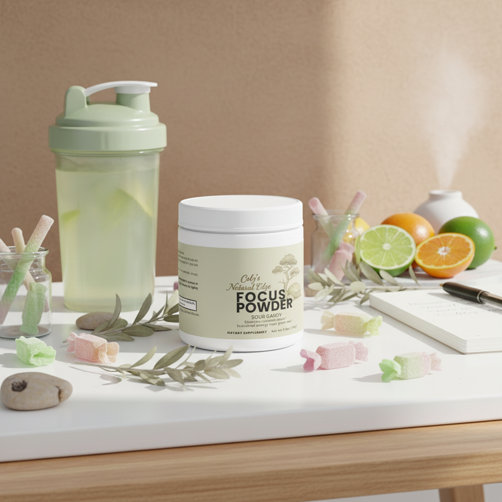 Sour candy natural background